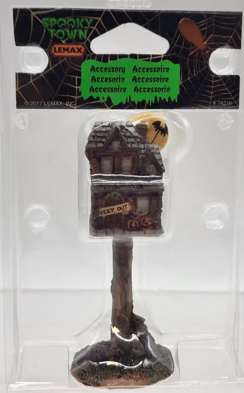 Lemax Spooky Town 2017 Accessory Spooky Haunted Birdhouse #74216 - Retired
